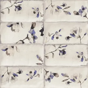 Ceramic tile Esenzia Decor Fabola blue 15 x 30 cm