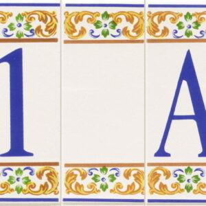 NÚMEROS Y LETRAS 06X15 NÚMEROS Y LETRAS 06X15